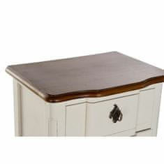 DKD Home Decor Komoda s 5 predali DKD Home Decor 8424001776818 Bela Večbarvna Temno rjava Les Paolownia les Romantični 47 x 35 x