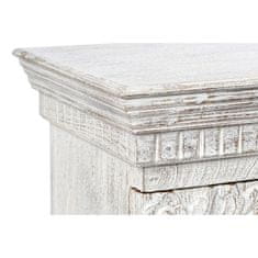 DKD Home Decor Komoda DKD Home Decor 8424001858354 Kovina Bela Mango les Arabski 100 x 43 x 100 cm Odstranjeno