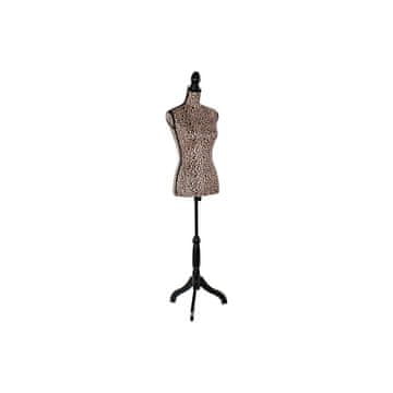 DKD Home Decor Maneken DKD Home Decor Leopard Wood Poliester (37 x 23 x 168 cm)