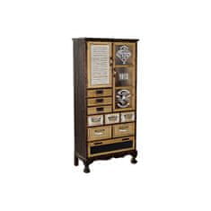 DKD Home Decor Komoda DKD Home Decor S3023688 White Brown Black Wood Crystal Vintage 70 x 32 x 149,5 cm