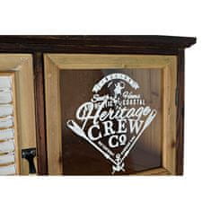 DKD Home Decor Komoda DKD Home Decor S3023688 White Brown Black Wood Crystal Vintage 70 x 32 x 149,5 cm