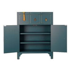 DKD Home Decor Komoda DKD Home Decor Blue Golden Fir MDF Wood Oriental 63 x 27 x 101 cm 63 x 27 x 100 cm