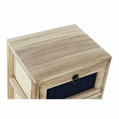 DKD Home Decor Komoda DKD Home Decor Poliester Večbarvni les Paolownia Modern (32 x 25 x 61,5 cm)