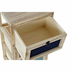 DKD Home Decor Komoda DKD Home Decor Poliester Večbarvni les Paolownia Modern (32 x 25 x 61,5 cm)