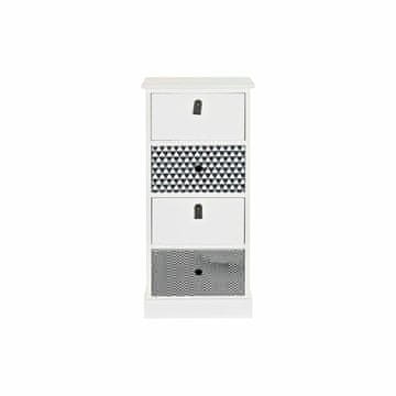 DKD Home Decor Komoda DKD Home Decor Siva Bela Paolownia les (36 x 25 x 79 cm)