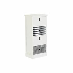 DKD Home Decor Komoda DKD Home Decor Siva Bela Paolownia les (36 x 25 x 79 cm)