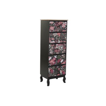 DKD Home Decor Komoda DKD Home Decor Črna roza rjava MDF (40 x 30,5 x 114,5 cm)
