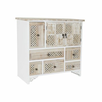DKD Home Decor Komoda DKD Home Decor Fir White Light brown (82 x 36 x 80 cm)