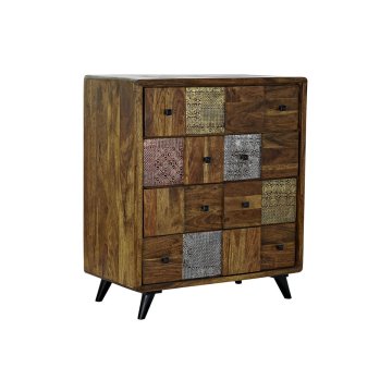 DKD Home Decor Komoda DKD Home Decor Brown Copper Golden Silver Metal Acacia Modern 87 x 47 x 101 cm