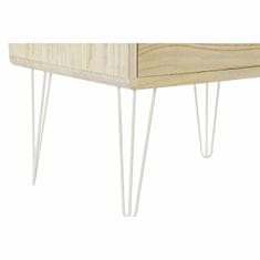 DKD Home Decor Komoda DKD Home Decor Natural Metal Paolownia wood (40 x 29 x 78 cm)