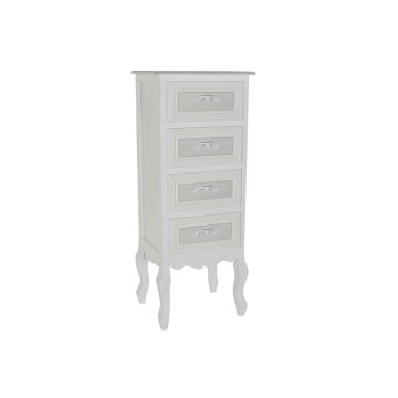 DKD Home Decor Šifoniera DKD Home Decor Bela MDF les (40 x 36 x 100 cm)