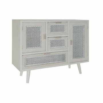 DKD Home Decor Komoda DKD Home Decor Les MDF Bela (90 x 35 x 73 cm)