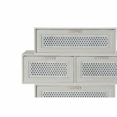 DKD Home Decor Komoda DKD Home Decor Wood White (60 x 32,5 x 84 cm)