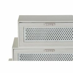 DKD Home Decor Komoda DKD Home Decor Wood White (60 x 32,5 x 71,5 cm)
