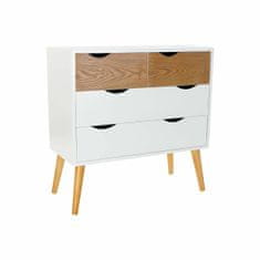 DKD Home Decor Komoda DKD Home Decor MDF Wood White Brown 80 x 38 x 80 cm