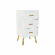 DKD Home Decor Komoda DKD Home Decor Rjava MDF Bela (40 x 42 x 78 cm)