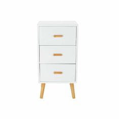 DKD Home Decor Komoda DKD Home Decor Rjava MDF Bela (40 x 42 x 78 cm)