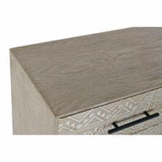 DKD Home Decor Komoda DKD Home Decor Jedla naravna črna kovinska MDF (107 x 35 x 80 cm)