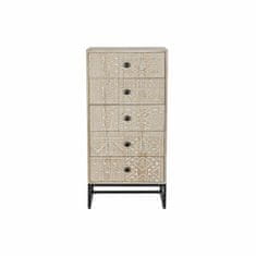 DKD Home Decor Komoda DKD Home Decor rjava črna kovina jelka MDF les Boho 46 x 35 x 93 cm