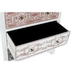 DKD Home Decor Komoda DKD Home Decor Rjava MDF Bela Temno siva Arabska (80 x 40 x 86 cm)