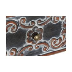 DKD Home Decor Komoda DKD Home Decor Rjava MDF Bela Temno rjava Arabska (60 x 40 x 131 cm)