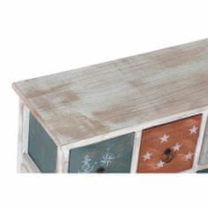 DKD Home Decor Komoda DKD Home Decor Natural Blue MDF Maroon (84 x 28 x 47 cm)