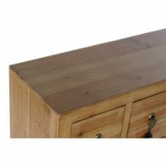 DKD Home Decor Komoda DKD Home Decor črno rdeča naravna jelka MDF les orientalski 63 x 27 x 101 cm