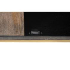 DKD Home Decor Komoda DKD Home Decor Kovina Rjava Mango les (86 x 43 x 76 cm)