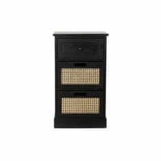 DKD Home Decor Komoda DKD Home Decor Črna Naravni les Paolownia wood Vintage 40 x 30 x 70,5 cm