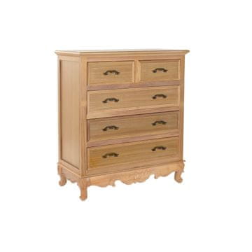 DKD Home Decor Komoda DKD Home Decor 78,5 x 38 x 90 cm jelka naravni romantični MDF les