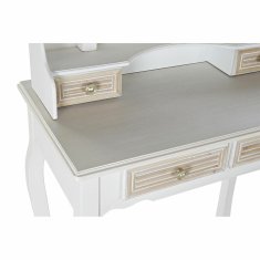 DKD Home Decor Komoda DKD Home Decor 75 x 40 x 142 cm Zrcalo Naravna bela ABS MDF Les