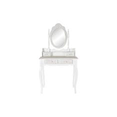 DKD Home Decor Komoda DKD Home Decor Bela ABS ogledalo MDF les 75 x 40 x 142 cm