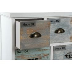 DKD Home Decor Komoda DKD Home Decor 119 x 35 x 77 cm Bela Večbarvna Koča