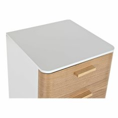 DKD Home Decor Komoda DKD Home Decor Natural MDF White Bamboo (40 x 40 x 73,5 cm)