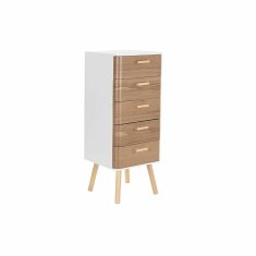 DKD Home Decor Komoda DKD Home Decor Natural MDF White Bamboo (40 x 43 x 104 cm)