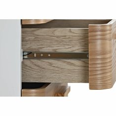 DKD Home Decor Komoda DKD Home Decor Natural MDF White Bamboo (40 x 40 x 73,5 cm)