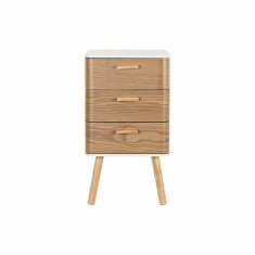 DKD Home Decor Komoda DKD Home Decor Natural MDF White Bamboo (40 x 40 x 73,5 cm)