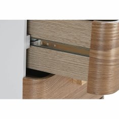 DKD Home Decor Komoda DKD Home Decor Natural MDF White Bamboo (40 x 43 x 104 cm)