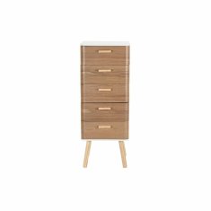 DKD Home Decor Komoda DKD Home Decor Natural MDF White Bamboo (40 x 43 x 104 cm)