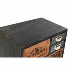 DKD Home Decor Komoda DKD Home Decor Črna Naravna jelka MDF Les Vintage 48 x 32 x 101 cm