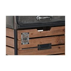 DKD Home Decor Komoda DKD Home Decor Črna Naravna kovina Jedla Vintage 30 x 40 cm 87 x 36 x 54 cm