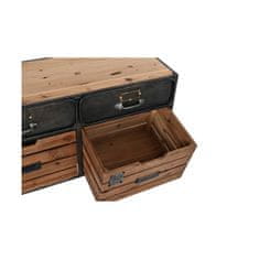 DKD Home Decor Komoda DKD Home Decor Črna Naravna kovina Jedla Vintage 30 x 40 cm 87 x 36 x 54 cm