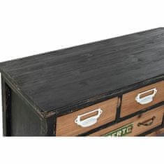 DKD Home Decor Komoda DKD Home Decor Črna Naravna jelka MDF Les Vintage 105 x 32 x 87 cm