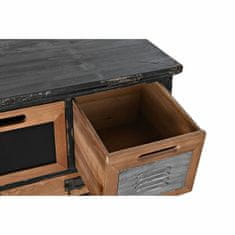 DKD Home Decor Komoda DKD Home Decor Črna Naravna jelka MDF Les Vintage 105 x 32 x 87 cm