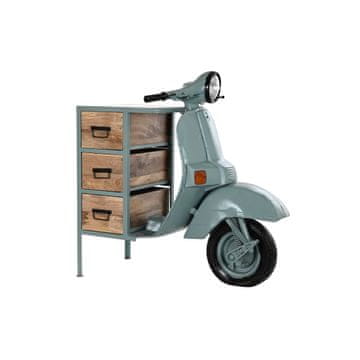DKD Home Decor Komoda DKD Home Decor Blue Metal Brown Motorbike Mango wood Obrabljen (100 x 67 x 105 cm)