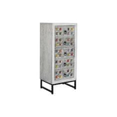 DKD Home Decor Komoda DKD Home Decor Bela siva keramika Mango les Indijanec 45 x 35 x 107 cm