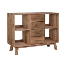 DKD Home Decor Komoda DKD Home Decor Temno rjava Les Recikliran les Alpino 120 x 40 x 90 cm