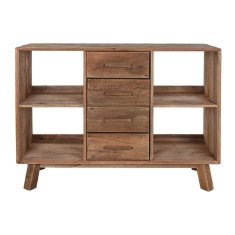 DKD Home Decor Komoda DKD Home Decor Temno rjava Les Recikliran les Alpino 120 x 40 x 90 cm