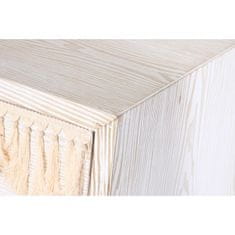 DKD Home Decor Komoda DKD Home Decor Fir Natural Cotton White (80 x 35 x 80 cm)