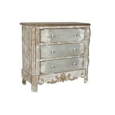 DKD Home Decor Komoda DKD Home Decor 91,5 x 40 x 85,5 cm jelka siva bela temno rjava MDF les neoklasicistični